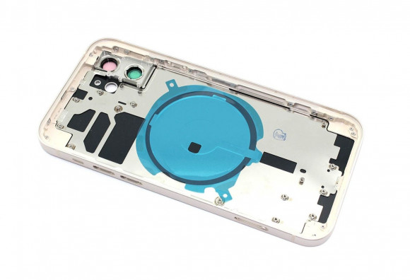 Задняя крышка (корпус) в сборе с рамкой для Apple iPhone 12, white