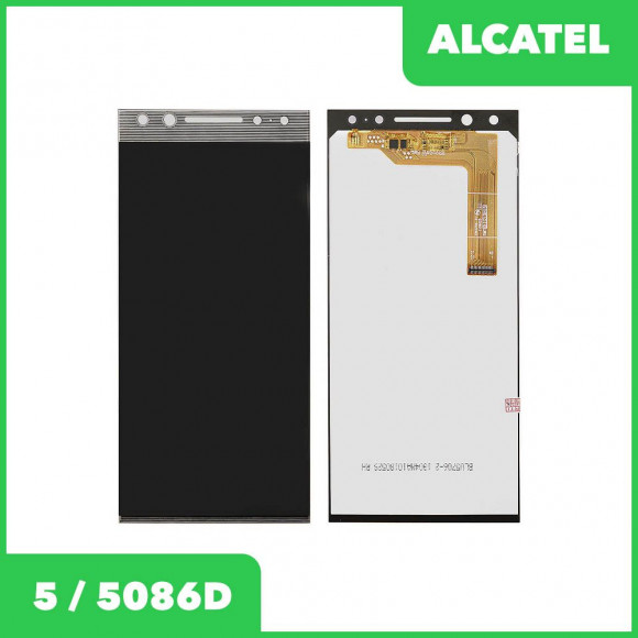 LCD дисплей для Alcatel 5 (5086D) в сборе с тачскрином, Premium Quality, черный
