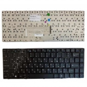 Клавиатура для ноутбука MSI CR420, черная, рамка черная Клавиатура для ноутбука MSI CR420, черная, рамка черная