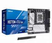 Материнская плата Asrock H670M-ITX/AX, INTEL H670/2DDR4/4SATA3/MINI-ITX, LGA1700 Материнская плата Asrock H670M-ITX/AX, INTEL H670/2DDR4/4SATA3/MINI-ITX, LGA1700