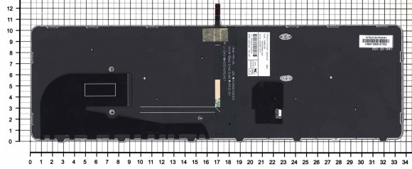 Клавиатура для ноутбука HP EliteBook 850 G3, 850 G4, черная с серой рамкой и подсветкой