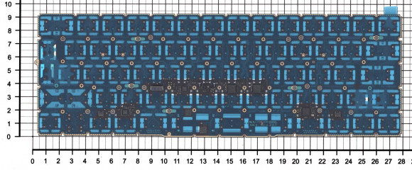 Клавиатура для ноутбука Apple MacBook Pro 13 15 Retina A1706, черная с подсветкой, большой Enter