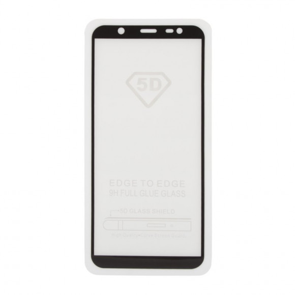 Защитное стекло Colorful Tempered Glass для Samsung Galaxy J8 (2018), черная рамка