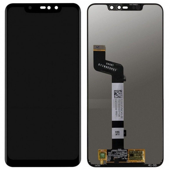 Дисплей для Xiaomi Redmi Note 6 Pro в сборе с тачскрином, черный copy lcd