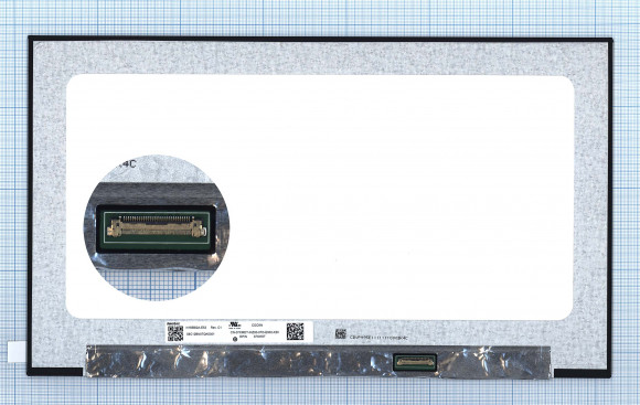 Матрица N156BGA-E53, 15.6", 1366x768 (HD), 30 pin, TN, UltraSlim, матовая, без креплений