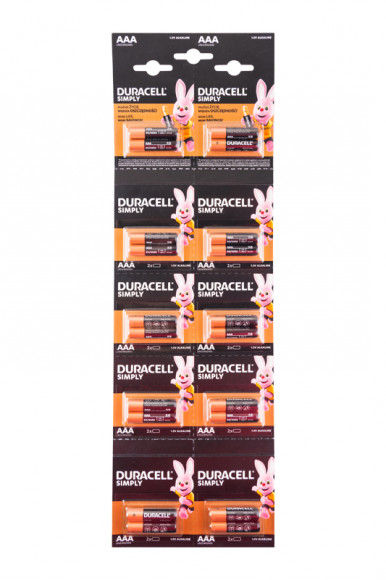 Батарейка DURACELL BASIC LR03 отрывной 2*10 BL20