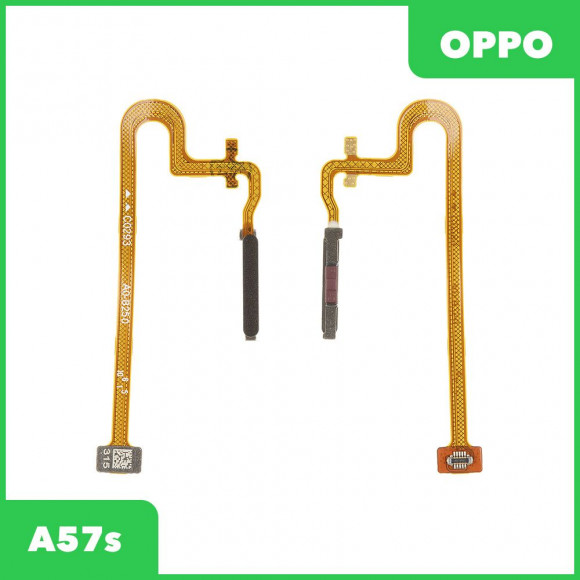 Сканер отпечатка пальца для OPPO A57s (CPH2385) (кнопка включения) (черный)