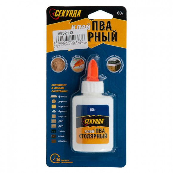 Клей столярный ПВА 60 г