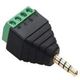 Сборный штекер miniJack 3.5 мм 3 канала