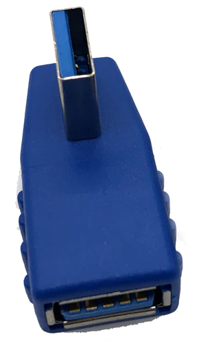 Угловой удлинитель USB Type A с поворотом вправо