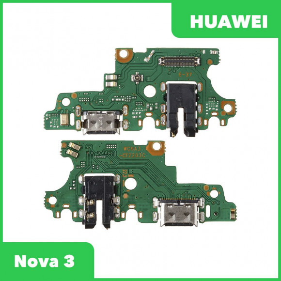 Системный разъем (разъем зарядки) для Huawei Nova 3 c микрофоном