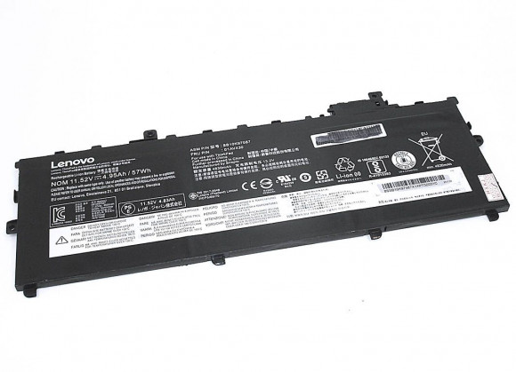 Аккумулятор (батарея) 01AV430 для ноутбука Lenovo ThinkPad X1 Carbon Gen 5 11.52B, 4950мАч, 57Втч (оригинал)