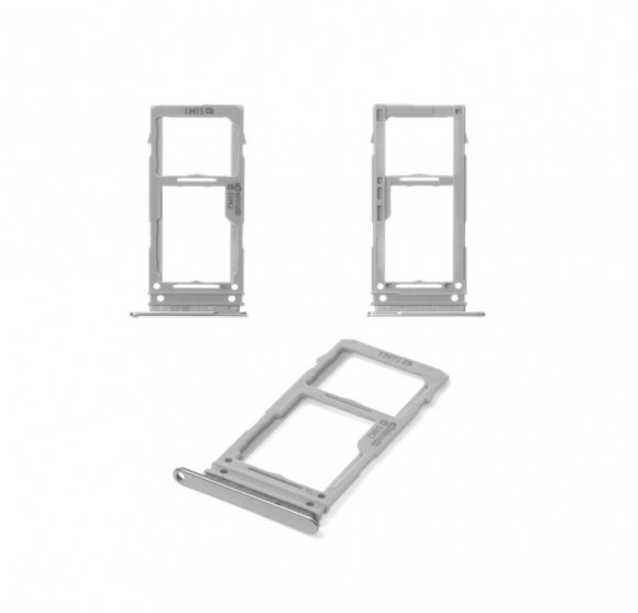 Держатель (лоток) SIM-карты для Samsung Galaxy S10 (G973F), серебряный
