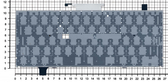 Подложка клавиатуры для ноутбука Apple MacBook Pro Retina 13" A1989 2018