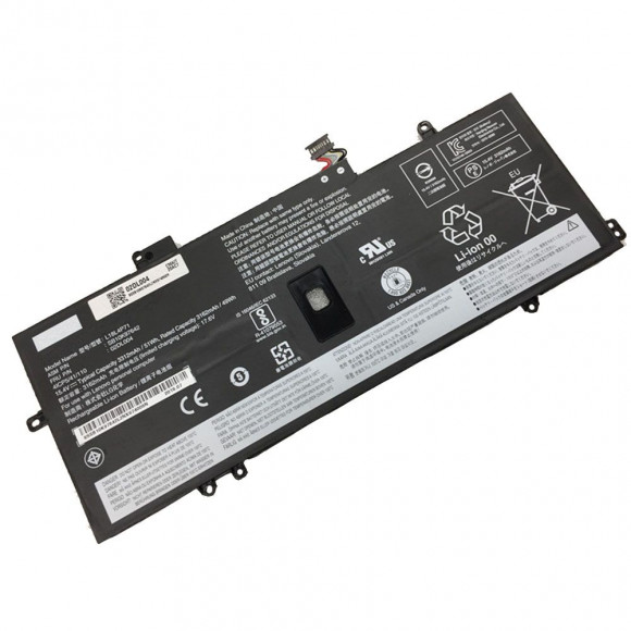 Аккумулятор (батарея) для ноутбука Lenovo ThinkPad X1 Carbon 2019, X1C, (L18C4P71), 51Wh, 3325мАч, 15.36В