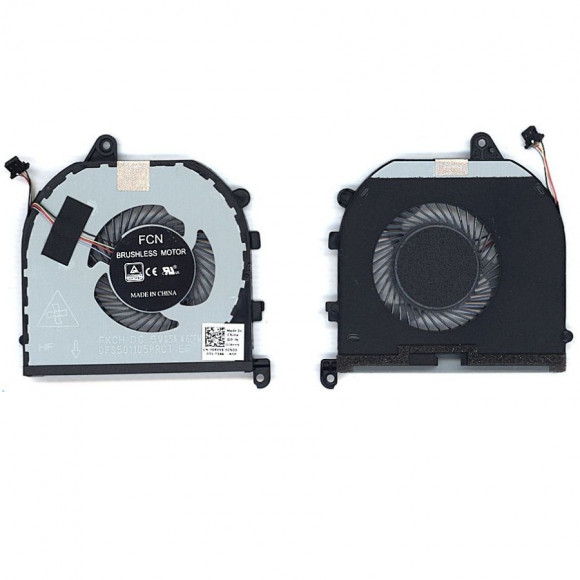 Вентилятор (кулер) для ноутбука Dell XPS 15 9570, Precision 5530, M5530, CPU, 4-pin