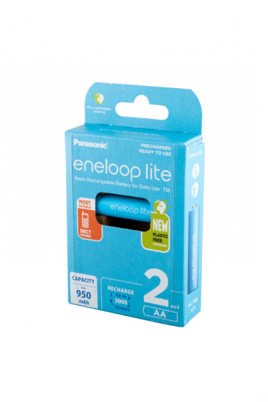 Panasonic eneloop lite BK-3LCCE/2BE 950мАч AA BL2