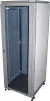 Шкаф 19" Eco, 31U 600x600, серый, дверь стекло, 600х600х1585 мм, 2 ЧАСТИ, TWT-CBE-31U-6x6
