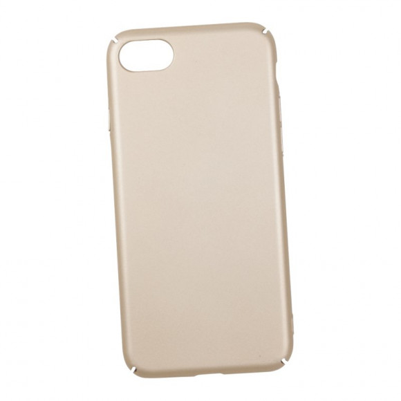 Защитный чехол "LP" для Apple iPhone 7, 8 ультратонкий Soft Touch, золотой