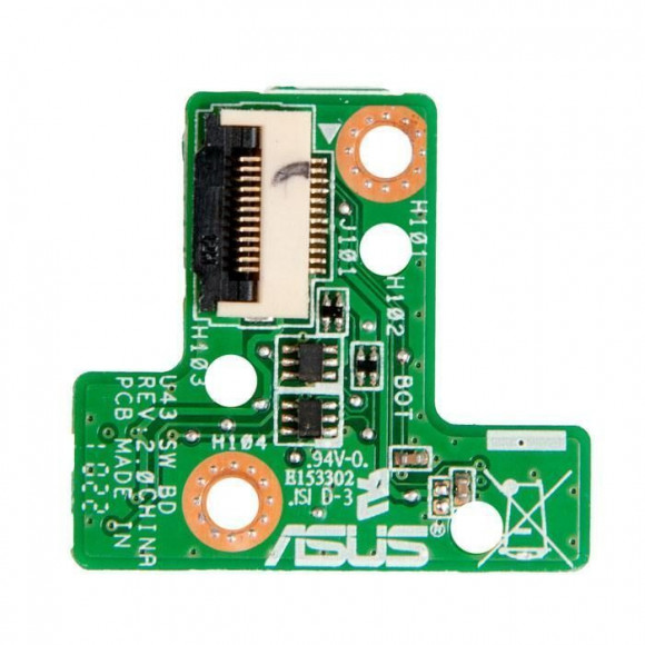 Плата расширения U43SW BD Rev:2.0 для ноутбука Asus U43JC, U43SD, U43SW, U43F
