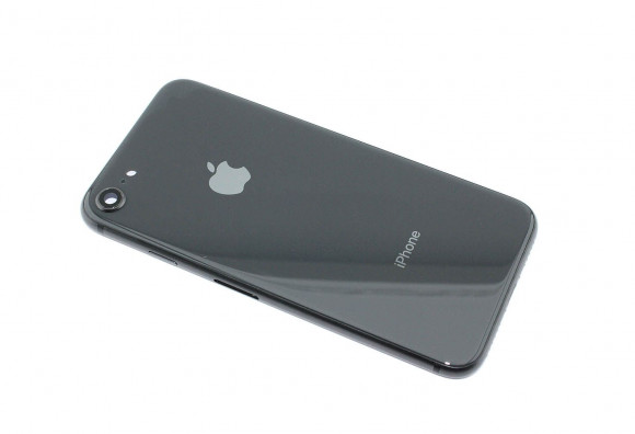 Задняя крышка (корпус) в сборе с рамкой для Apple iPhone 8, Black