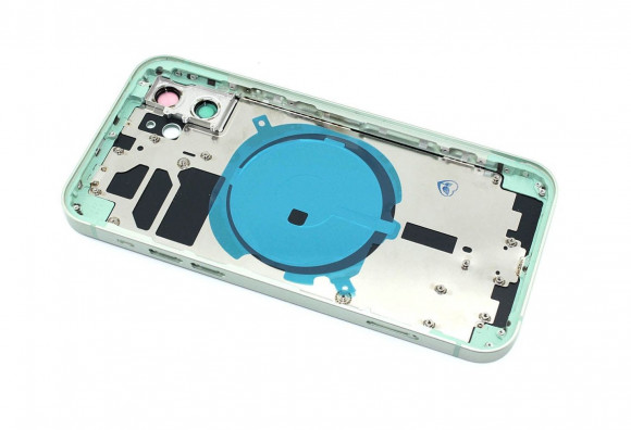 Задняя крышка (корпус) в сборе с рамкой для Apple iPhone 12, green