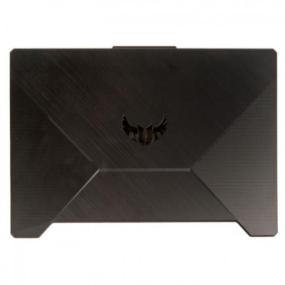 Крышка экрана (матрицы) Asus FA506IH FA506II FA506IU FA506IV FX506LH FX506LI чёрная с красной оконтовкой пластик с разбора мелкая царапина