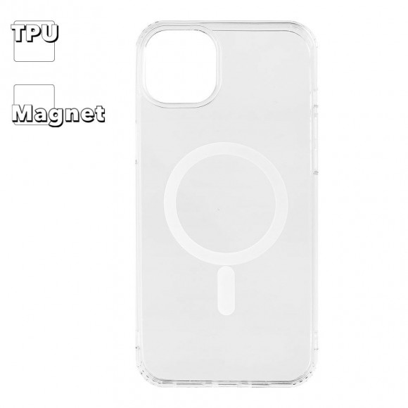 Чехол HOCO Magnetic для Apple iPhone 14 Max, TPU (прозрачный)