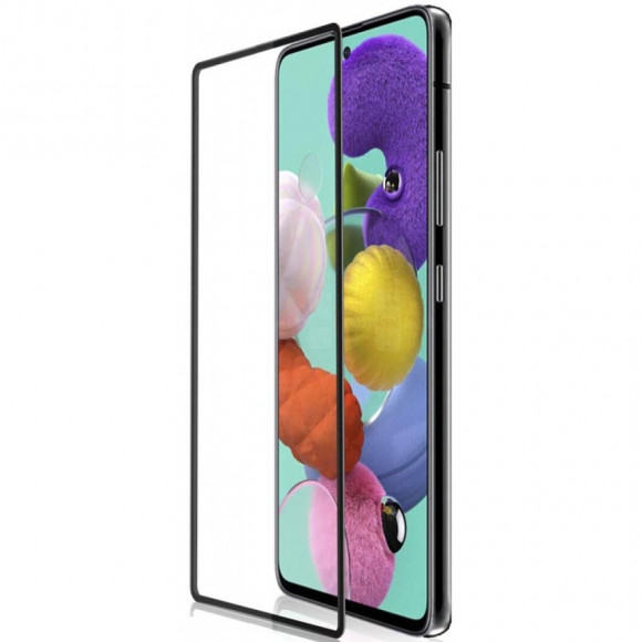 Защитное стекло SAM Galaxy A51,  A515F, M317F 5D, 10D, 11D full (черный) тех.пак.