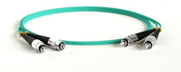 FC-D2-503-FC/PR-FC/PR-H-10M-LSZH-AQ Патч-корд волоконно-оптический (шнур) MM 50/125(OM3), FC-FC, duplex, LSZH, 10 м Hyperline