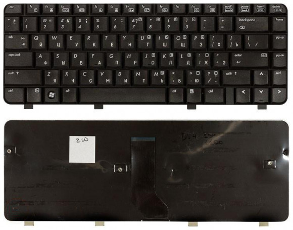 Клавиатура для ноутбука HP Pavilion DV4-1000 черная
