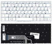 Клавиатура для ноутбука Lenovo Yoga Slim 7 Carbon 13ITL5, белая Клавиатура для ноутбука Lenovo Yoga Slim 7 Carbon 13ITL5, белая