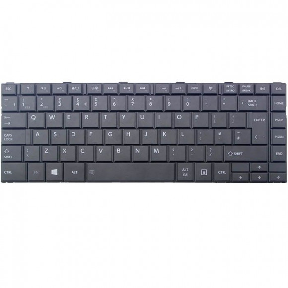 Клавиатура для ноутбука Toshiba Satellite C40D-A, C40-A, C45-A, C45D-A, C40t-A, C45T-A черная