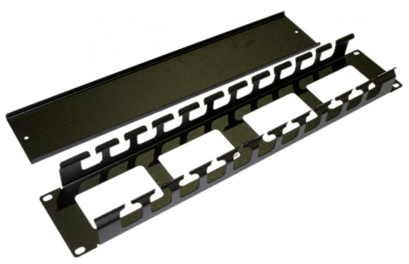 CM-2U-ML-COV Кабельный организатор металлический с крышкой, 19", 2U Hyperline