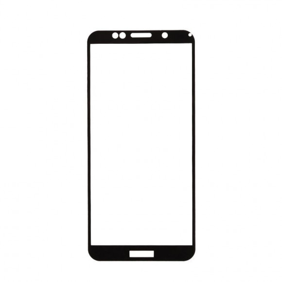 Защитное стекло "LP" для Huawei Honor Y5 Lite Thin Frame Full Glue с рамкой 0.33 мм, 2.5D, 9H, черное