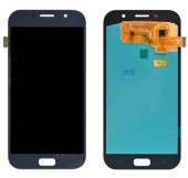 Дисплей Samsung A720F (A7 2017)+тачскрин (серый) OLED