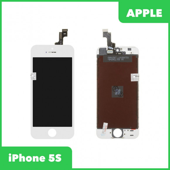 Модуль для Apple iPhone 5S, SE Zetton (олеофобное покрытие), белый