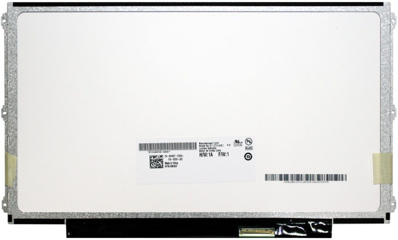 Матрица (экран) для ноутбука B125XW01 V.0, 12.5", 1366x768, 40 pin, LED, матовая