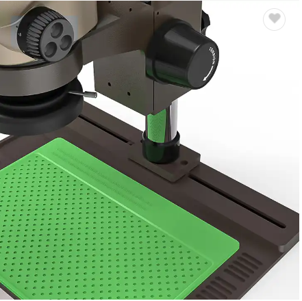 Алюминиевая платформа для микроскопа с ковриком для пайки BAKU BA-697 Алюминиевая платформа для микроскопа с ковриком для пайки BAKU BA-697