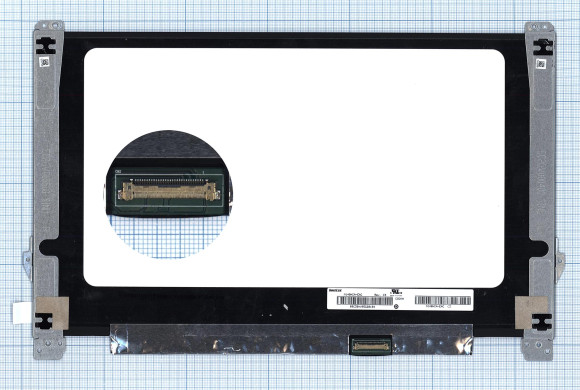 Матрица N140HCA-EAC, 14.0", 1920x1080 (Full HD), 30 eDp, LED, Slim, матовая, уши под Asus