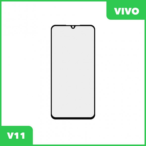 Стекло для переклейки дисплея Vivo V11, черный