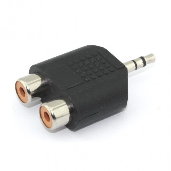 Переходник с miniJack на RCA (тюльпан) 2 канала