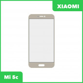 Стекло для переклейки дисплея Xiaomi Mi 5c, золотой