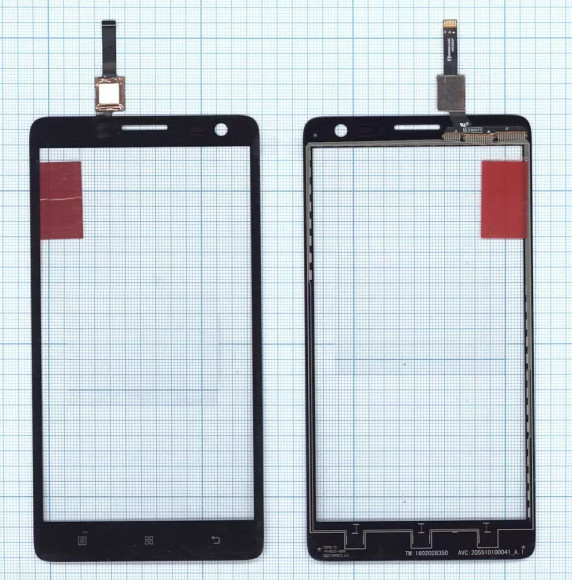 Сенсорное стекло (тачскрин) для Lenovo S856, черный