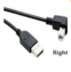 Кабель USB 2.0 на USB-B угол вправо 5 м