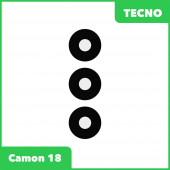 Стекло задней камеры для Tecno Camon 18 (CH6N) (без рамки) (серый) Стекло задней камеры для Tecno Camon 18 (CH6N) (без рамки) (серый)