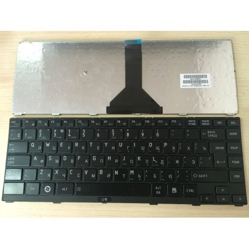 Клавиатура для ноутбука Toshiba R800 R801 R830 R850 M600 M640 в рамке РУССКАЯ РАСКЛАДКА