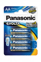 Батарейка (элемент питания) Panasonic Evolta LR6EGE/4BP LR6 BL4, 1 штука Батарейка (элемент питания) Panasonic Evolta LR6EGE/4BP LR6 BL4, 1 штука
