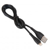 Кабель USB BOROFONE BX37 Wieldy USB - Lightning, 2.4А, 1 м, черный Кабель USB BOROFONE BX37 Wieldy USB - Lightning, 2.4А, 1 м, черный