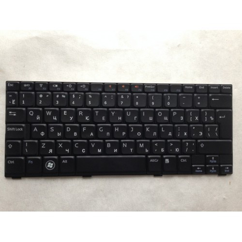 Клавиатура для ноутбука Dell Inspiron Mini 1012 1018 черная РУССКАЯ РАСКЛАДКА